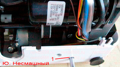 Швейная машина AstraLux 5100 - Крепление задней панели внутреннее